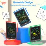 Vaku Luxos ® 8.5 Inch Rewritable LCD Writing Tablet Digital Slate Pad