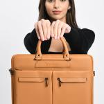 Vaku Luxos® Marcella 14 inch Laptop Bag Premium Laptop Messenger Bag For Men and Women