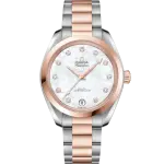 Omega SEAMASTER AQUA TERRA 34 mm in Steel and 18K Sedna™ Gold