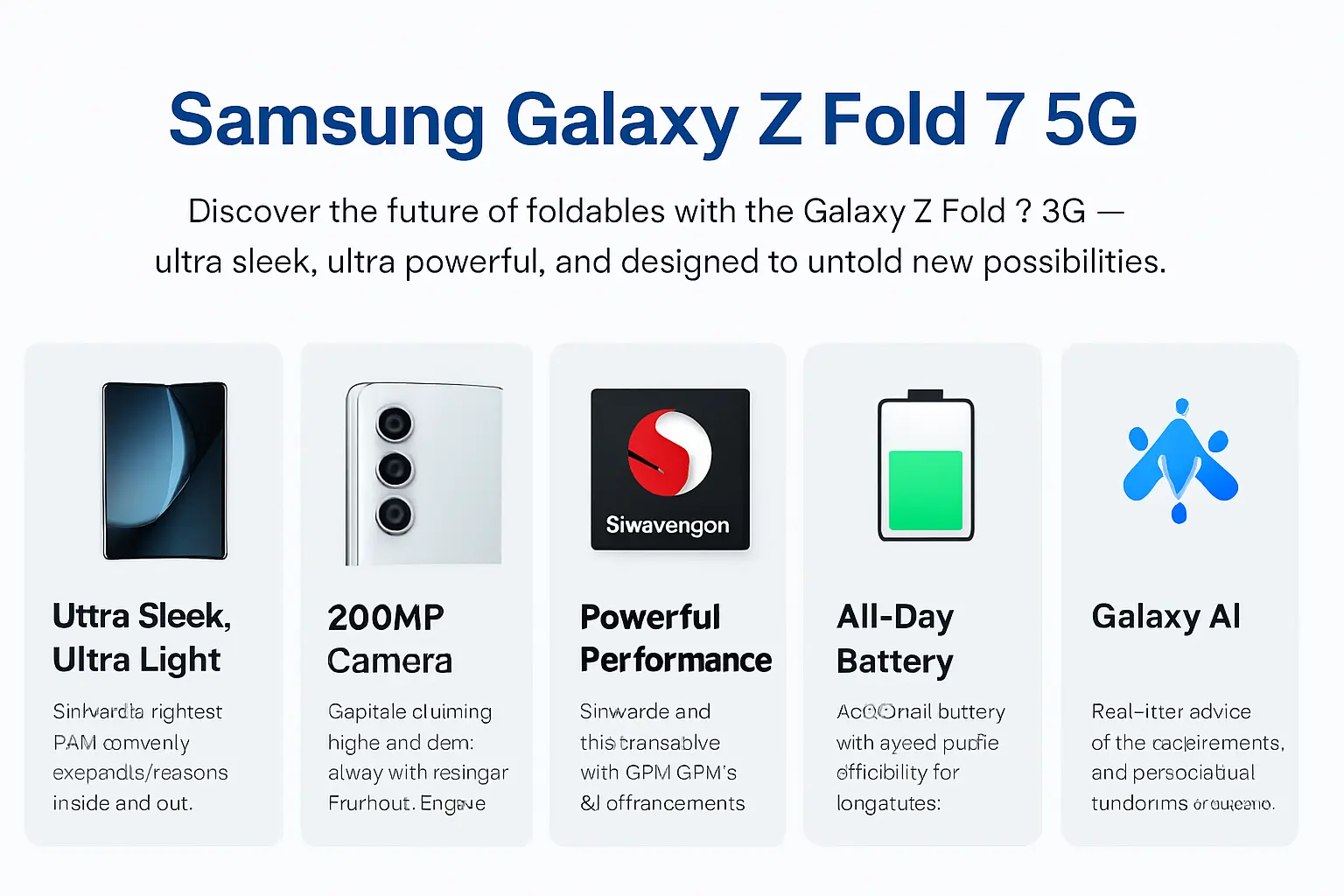 Samsung Galaxy Z Fold 7 5G | Foldable Smartphone with Snapdragon 8 ...